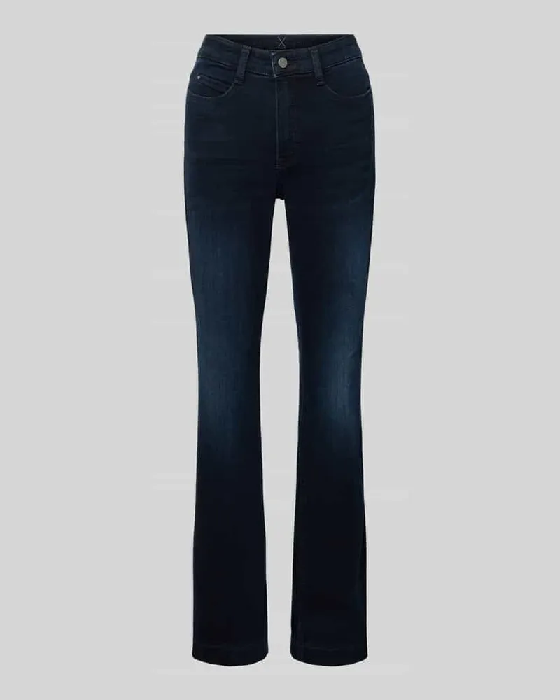 MAC Jeans Bootcut Jeans mit Eingrifftaschen Modell 'DREAM BOOT AUTHENTIC Dunkelblau