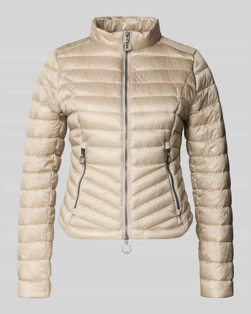 Gil Bret Steppjacke mit Stehkragen Beige