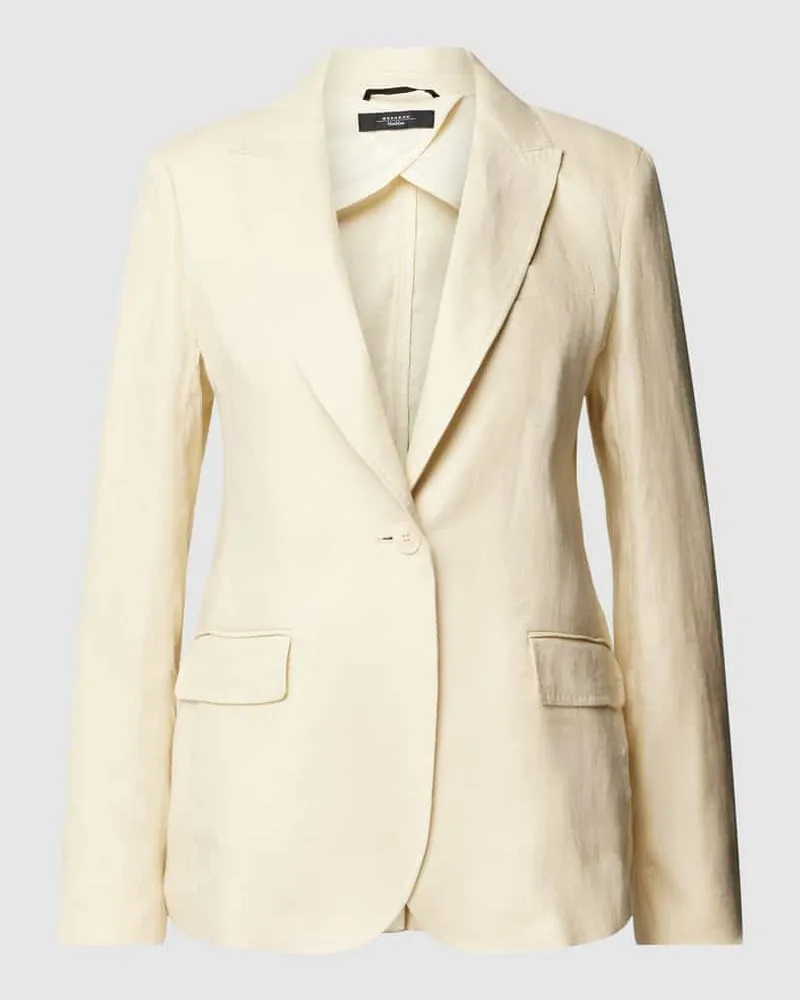 Max Mara Blazer mit Pattentaschen Modell 'NALUT Sand