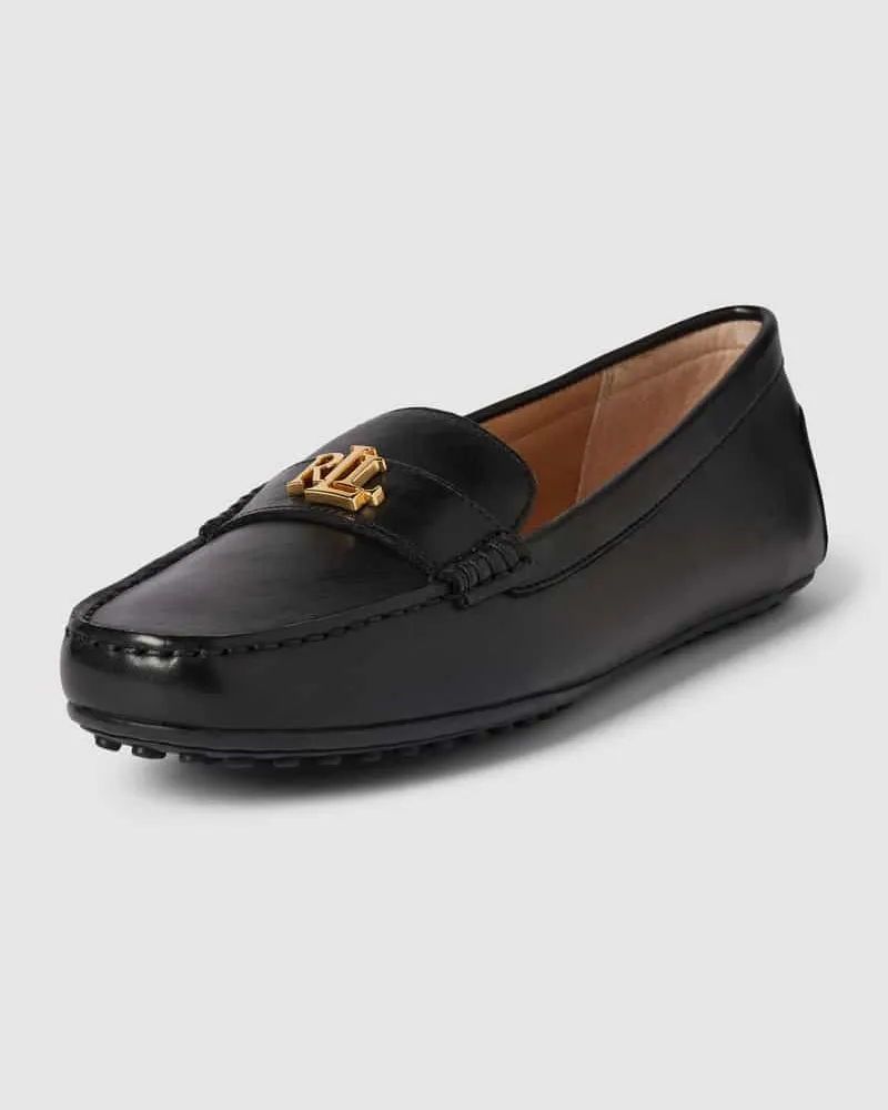 Ralph Lauren Penny-Loafer mit Schaftbrücke Modell 'BARNSBURY Black