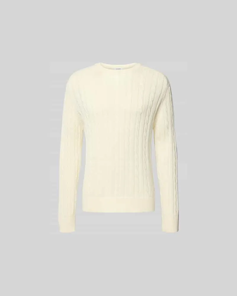 Filippa K Slim Fit Pullover in Strick-Optik Ocean