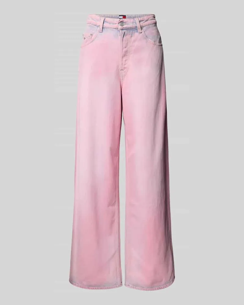 Tommy Hilfiger Loose Fit Jeans aus Baumwoll-Mix Modell 'CHARLIE MR LOOSE Rosa