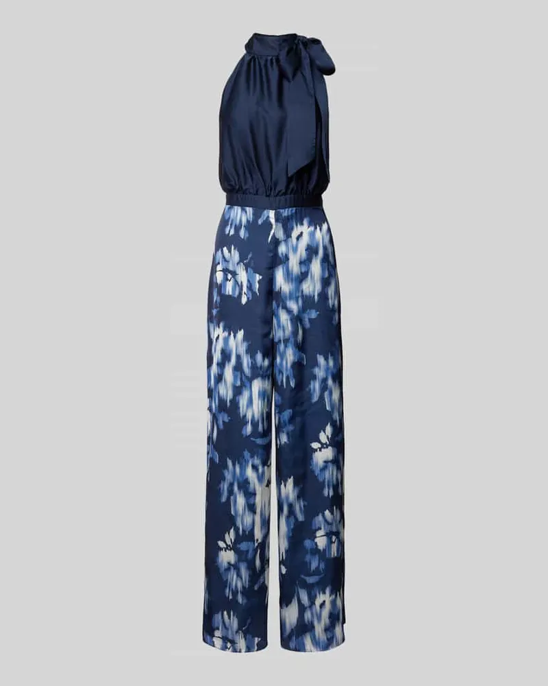 Swing Jumpsuit mit Neckholder Marine
