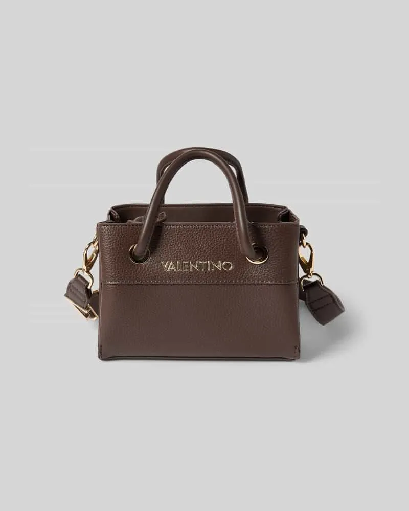 Valentino Bags Handtasche mit Label-Detail Modell 'ALEXIA Dunkelbraun