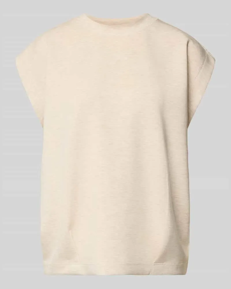 Mos Mosh Sweatshirt aus Viskose-Mix mit Kappärmeln Modell 'Namara Beige