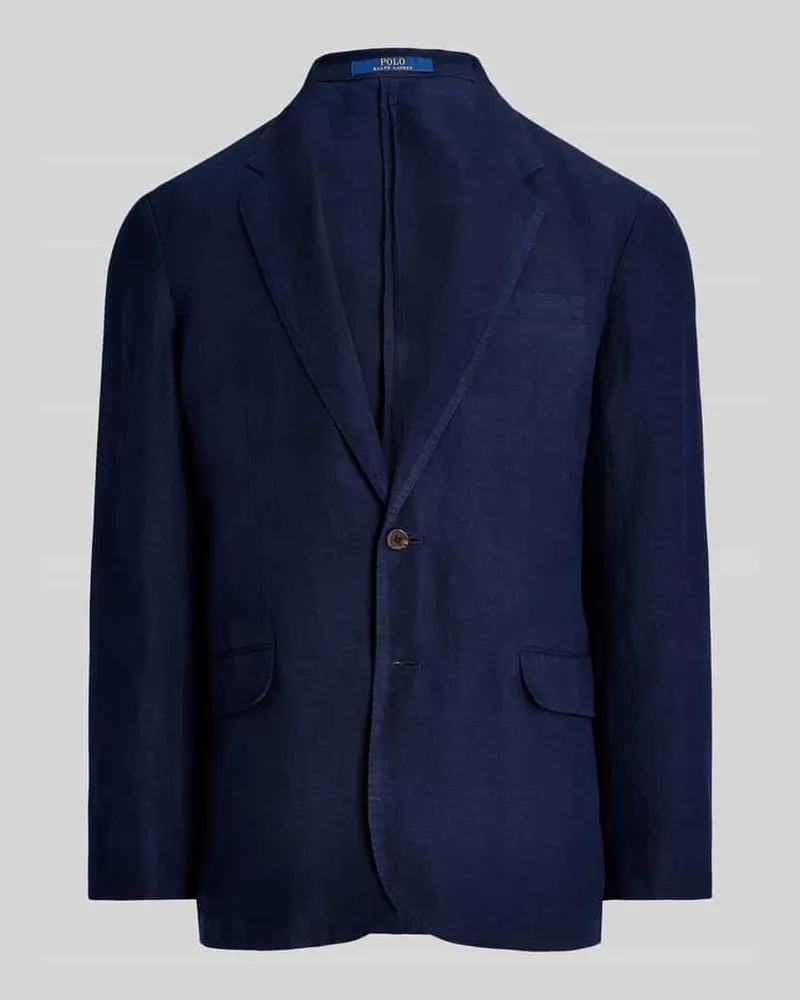 Ralph Lauren Regular Fit Anzugsakko aus reinem Leinen Marine