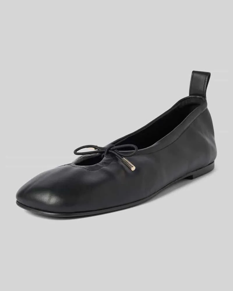 Alohas Ballerina mit Ziernaht Modell 'ROSALIND Black
