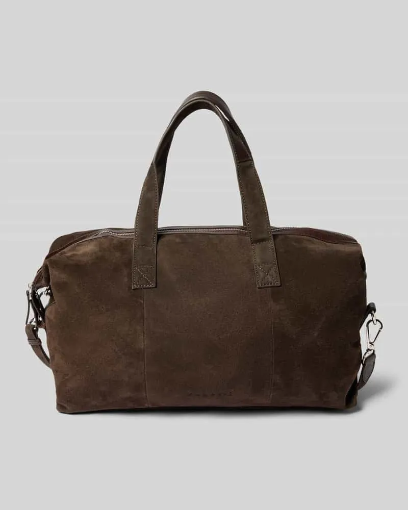 Bugatti Tasche aus Leder mit Schulterriemen Modell 'Diego Dunkelbraun