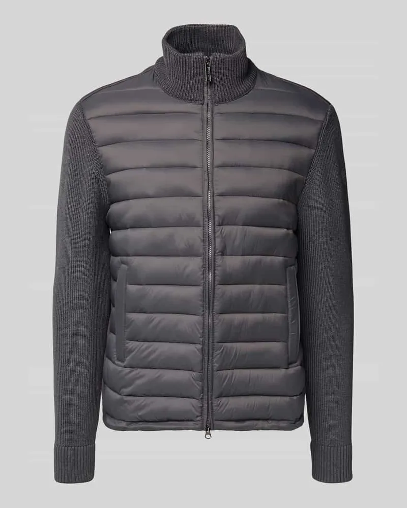 Colmar Regular Fit Steppjacke mit Zweiwege-Reißverschluss Anthrazit