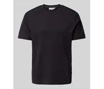 T-Shirt mit Label-Detail Modell 'MIX MEDIA