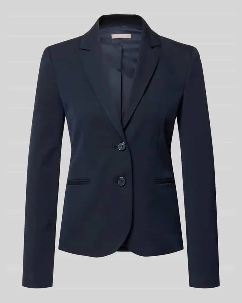 Christian Berg Blazer mit Leistentaschen und Reverskragen Marine