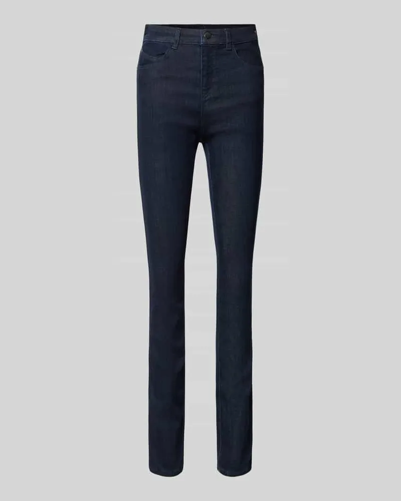 Emporio Armani Slim Fit Jeans aus Viskose-Mix mit Lyocell-Anteil Jeansblau