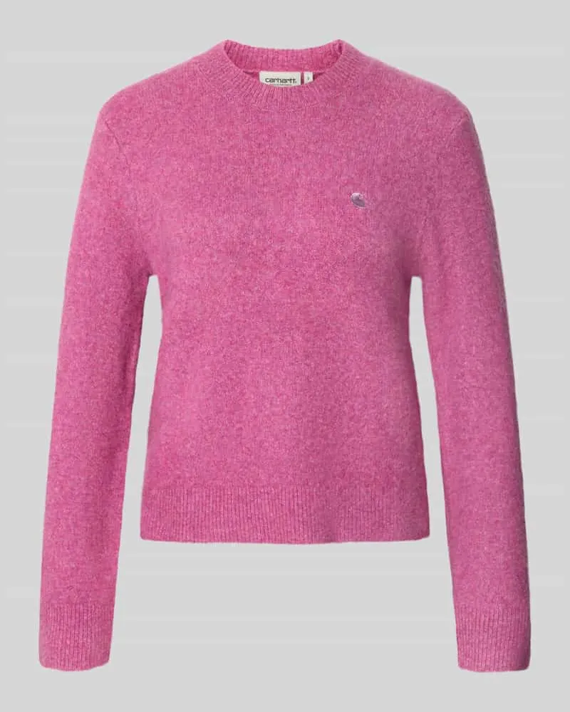 Carhartt WIP Strickpullover mit Label-Detail Modell 'Curtis Pink