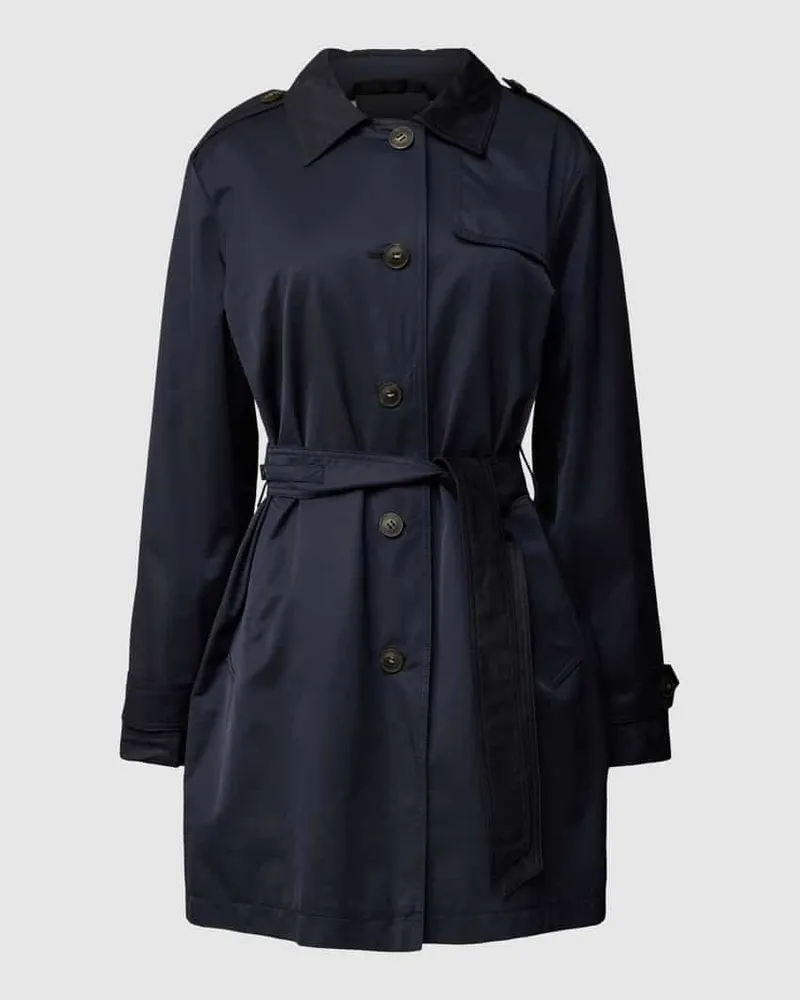 Fuchs Schmitt Trenchcoat mit Bindegürtel Marine