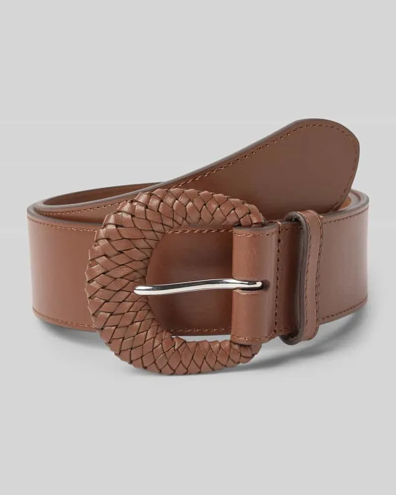 Ralph Lauren Ledergürtel mit Dornschließe Cognac