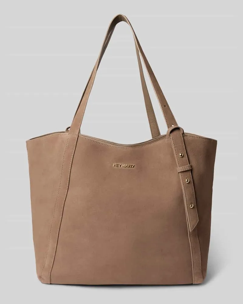 Hey Marly Shopper aus echtem Leder Modell 'Pretty Wonder Taupe