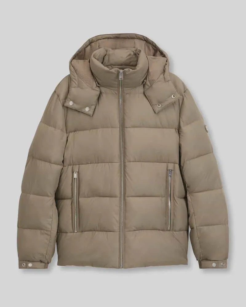 HUGO BOSS Steppjacke mit abnehmbarer Kapuze Modell 'H-Colter Beige