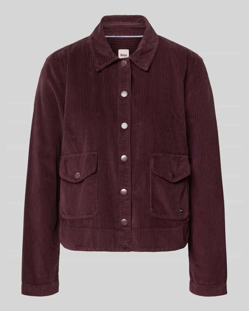 Brax Regular Fit Hemdjacke aus reiner Baumwolle Modell 'VEGA Bordeaux