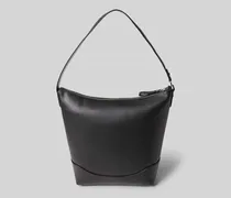 Lederhandtasche mit Ziernaht