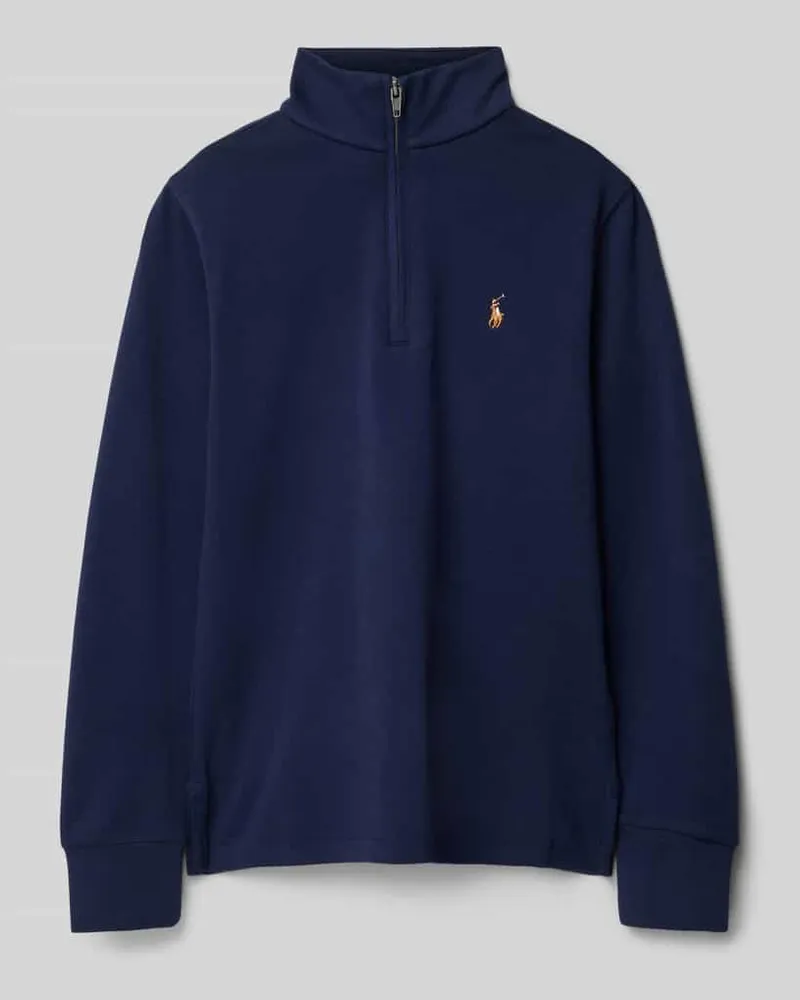 Ralph Lauren Sweatshirt mit Troyer-Kragen Marine