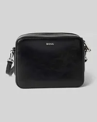 HUGO BOSS Handtasche mit Label-Applikation Black