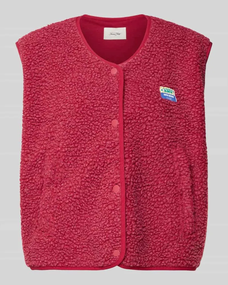 American Vintage Weste aus Teddyfell Modell 'HOKTOWN Pink