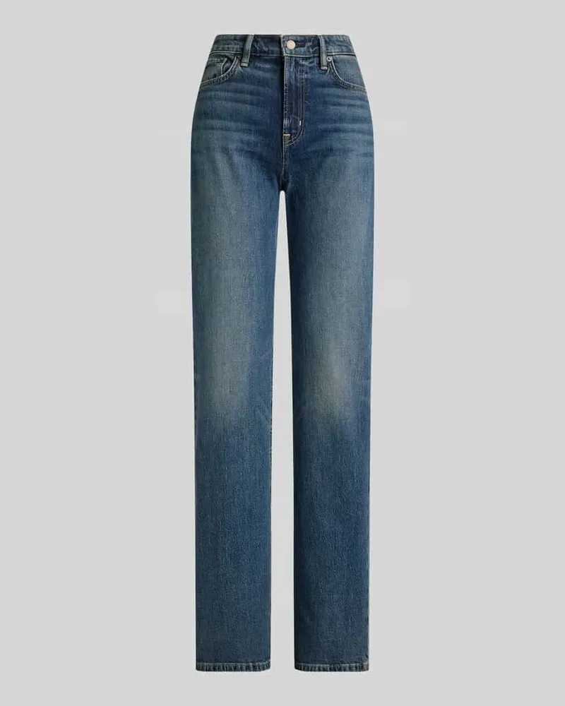 Ralph Lauren Straight Fit Jeans aus Baumwoll-Mix Jeansblau