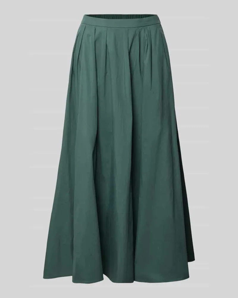 Vera Mont Midirock mit gelegten Falten Gruen