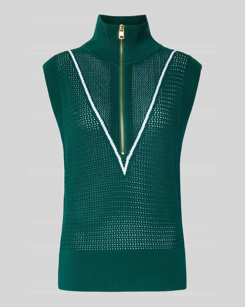 Varley Tanktop in Strick-Optik Modell 'allena Dunkelgruen