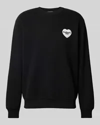 Carhartt WIP Sweatshirt mit Label-Print Modell 'HEART BANDANA Black