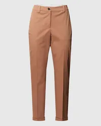 HUGO BOSS Stoffhose mit Bügelfalten Modell 'Tachinoa Camel