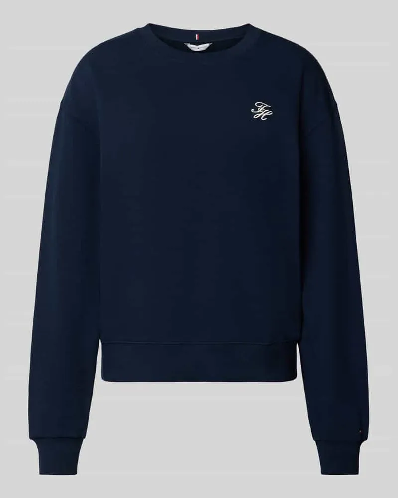 Tommy Hilfiger Regular Fit Sweatshirt aus Baumwoll-Mix Marine