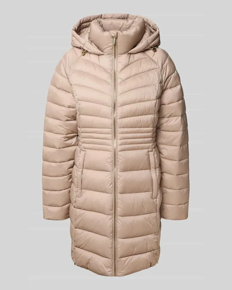 Michael Kors Steppmantel mit gefüttertem Stehkragen Modell 'Packable Beige