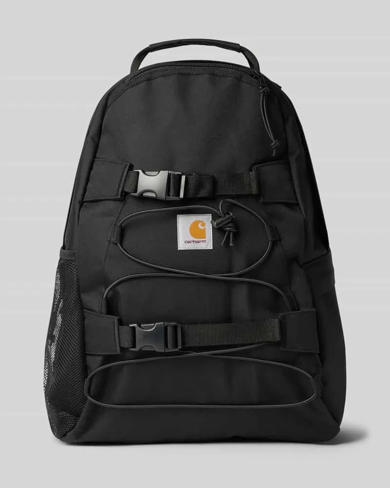 Carhartt WIP Rucksack mit Logo-Patch Modell 'KICKFLIP Black