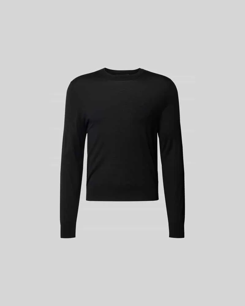 Dsquared2 Wollpullover aus reiner Wolle Black