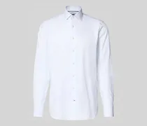 Slim Fit Businesshemd mit Kentkragen Modell 'Savio