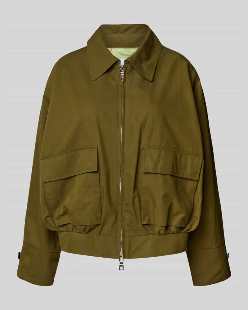 Blonde No. 8 Funktionsjacke mit Pattentaschen Oliv