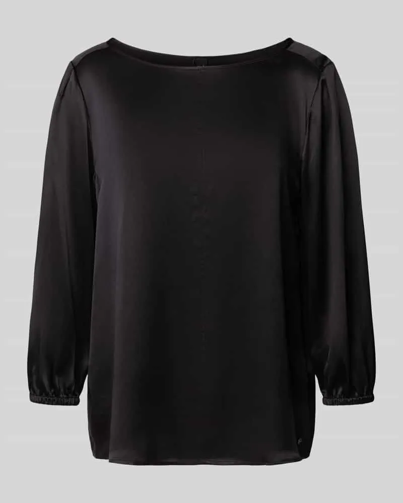 Marc Cain Blusenshirt aus reiner Seide Black