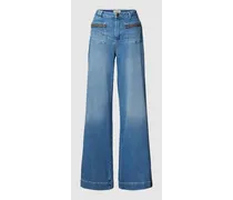 Flared Jeans mit aufgesetzten Taschen Modell 'COLETTE