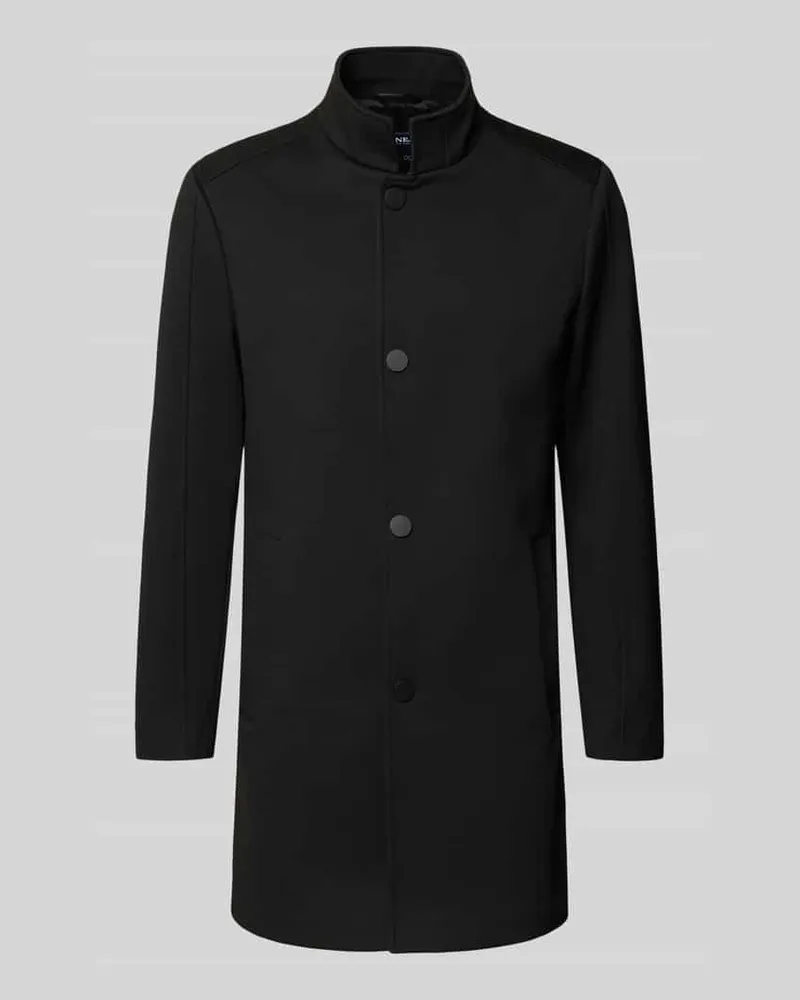 McNeal Mantel mit Stehkragen Black