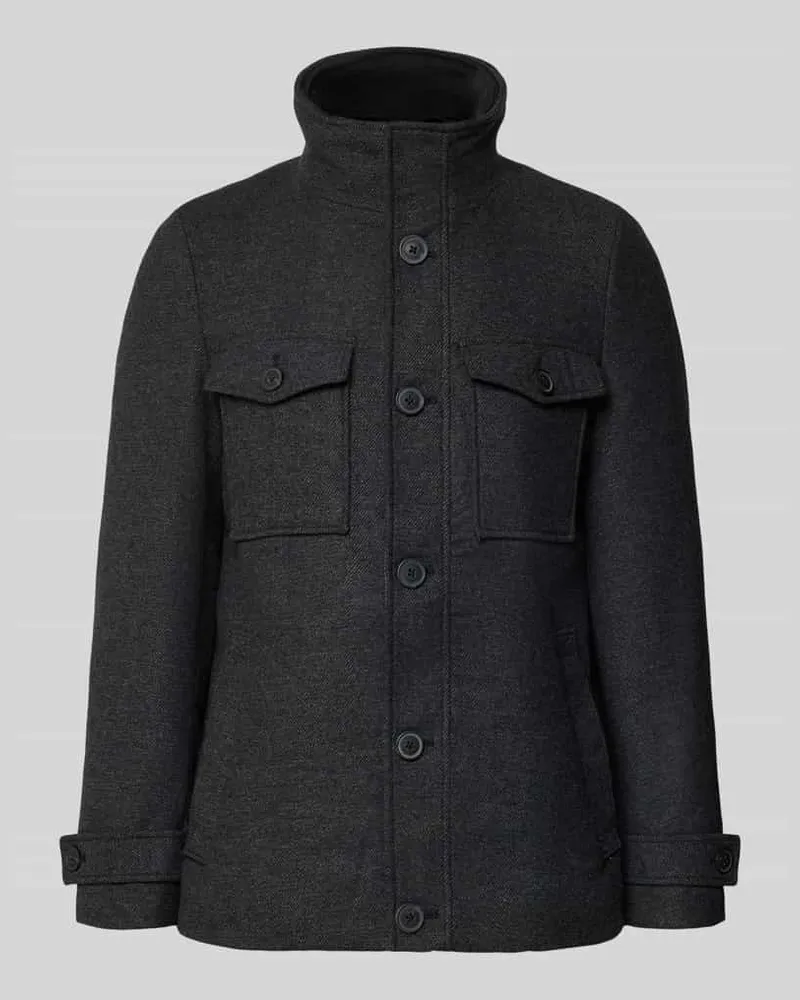 Christian Berg Jacke im 2-in-1-Look Anthrazit
