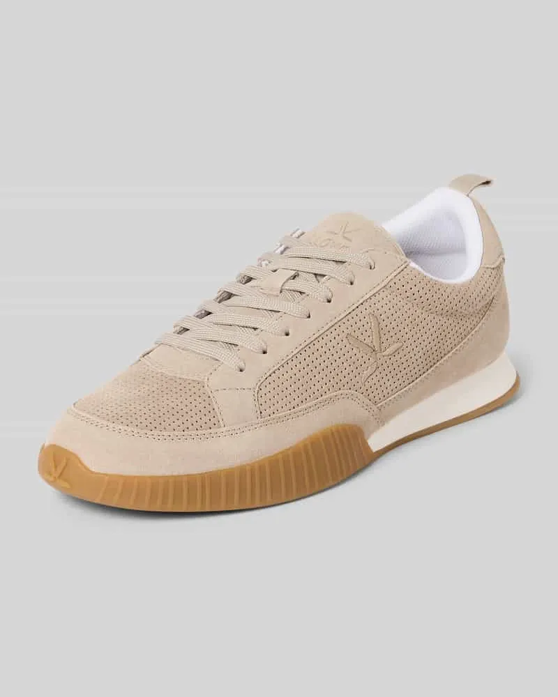 Lloyd Sneaker aus Leder Modell 'MOVA FORM Taupe