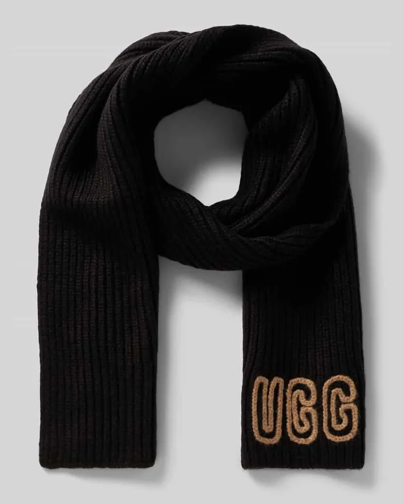 UGG Schal mit Label-Detail Black