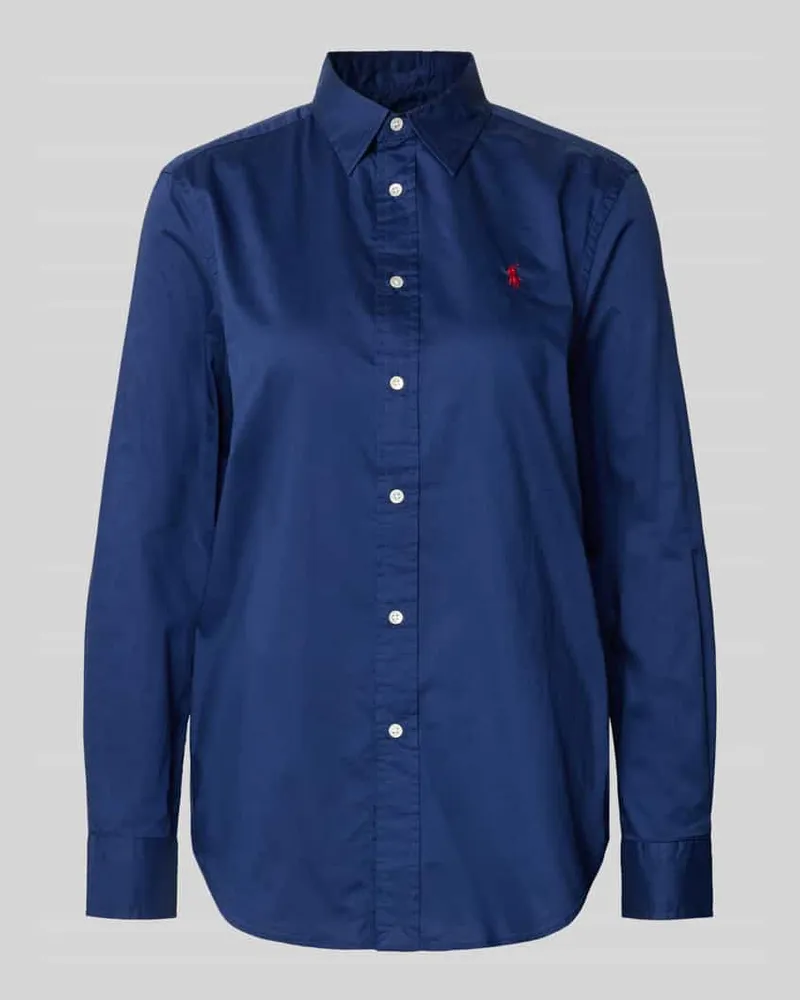 Ralph Lauren Hemdbluse mit Knopfleiste Marine