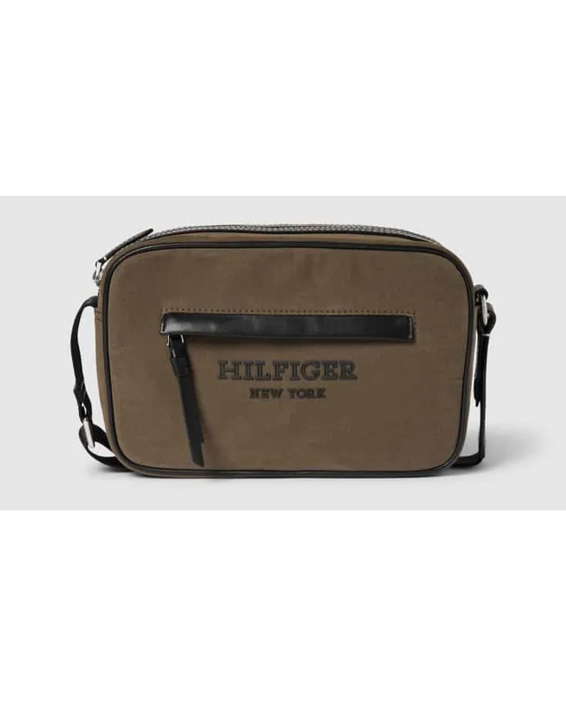 Tommy Hilfiger Camera Bag mit Label-Schriftzug Modell 'PREP CLASSIC Oliv