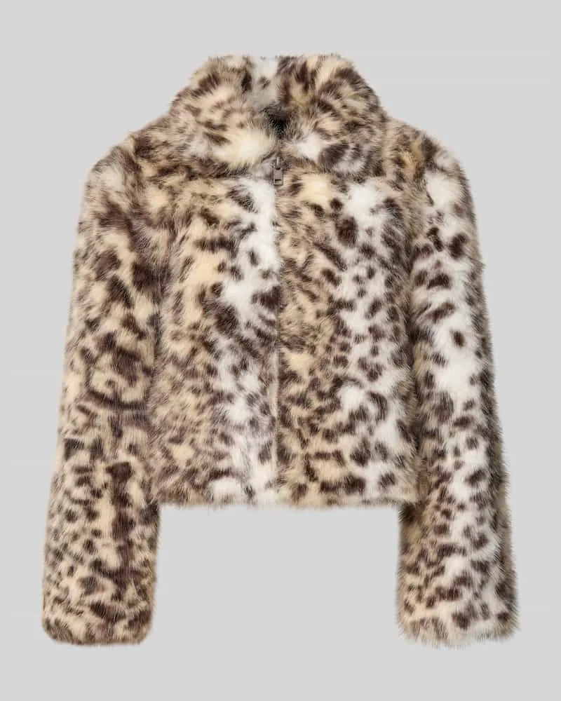 Jack & Jones Jacke aus Kunstfell Modell 'TANIA Beige