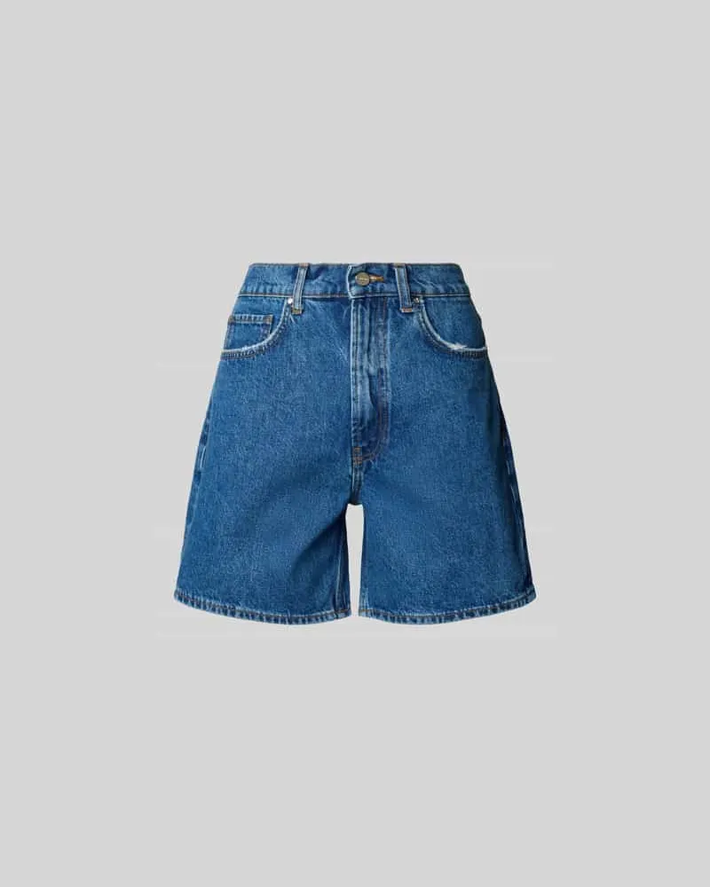 Anine Bing Jeansshorts mit 5-Pocket-Design Blau