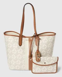 Michael Kors Tote Bag mit Label-Detail Modell 'ELIZA Ecru