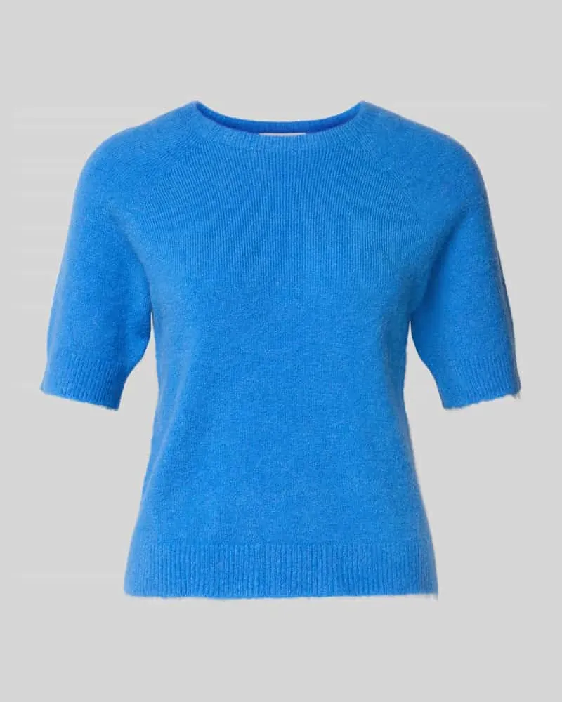 Rich&Royal Strickpullover mit gerippten Abschlüssen Ocean