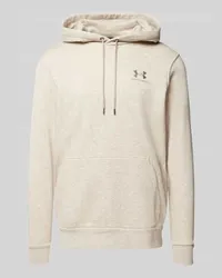 Under Armour Hoodie mit Label-Stitching Hellgrau